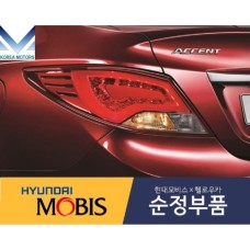 MOBIS NEW LED TAIL COMBINATION LAMP SET FOR HYUNDAI ACCENT / SOLARIS 2014-20 MNR